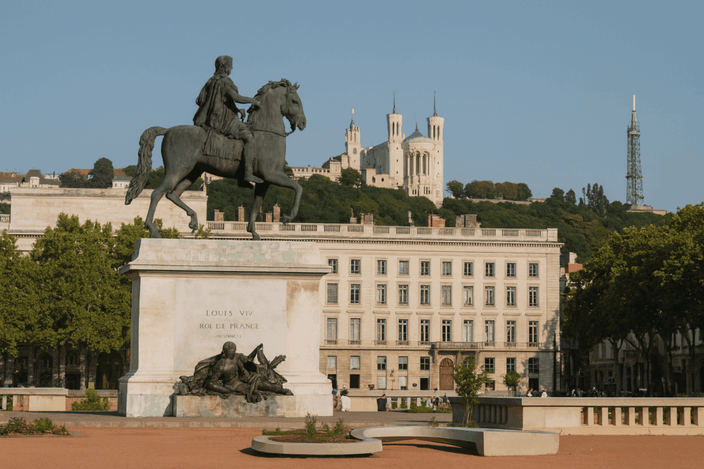 aménagement place bellecour à Lyon