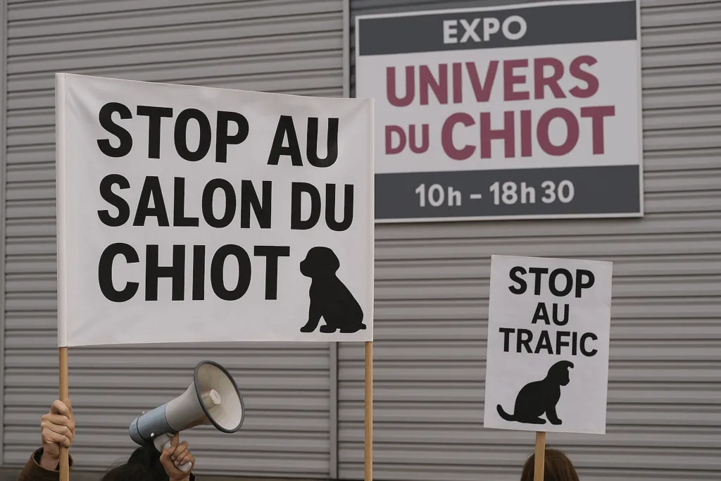 salon des chiots contestés à Villeurbanne