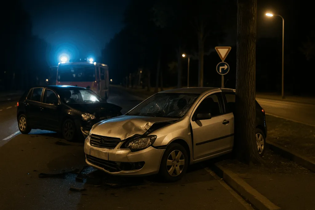 homme âgé de 26 ans a pris en chasse en voiture une femme de son âge