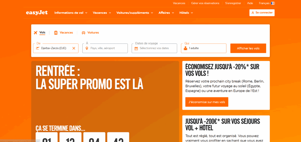 site internet easyjet