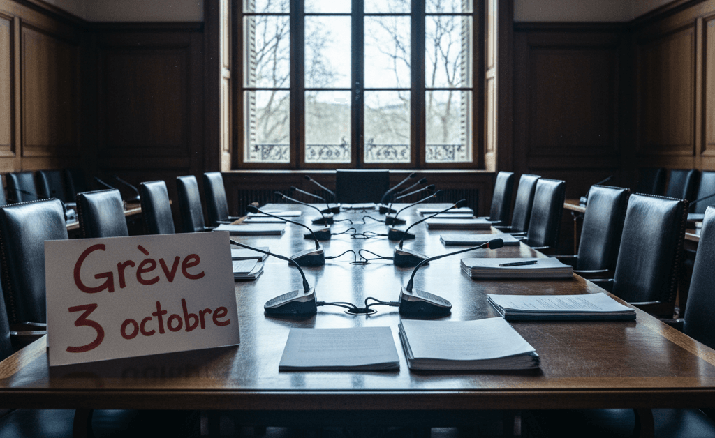 grève pour la journée du 3 octobre