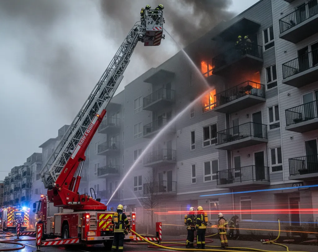Vénissieux : un logement détruit par un incendie