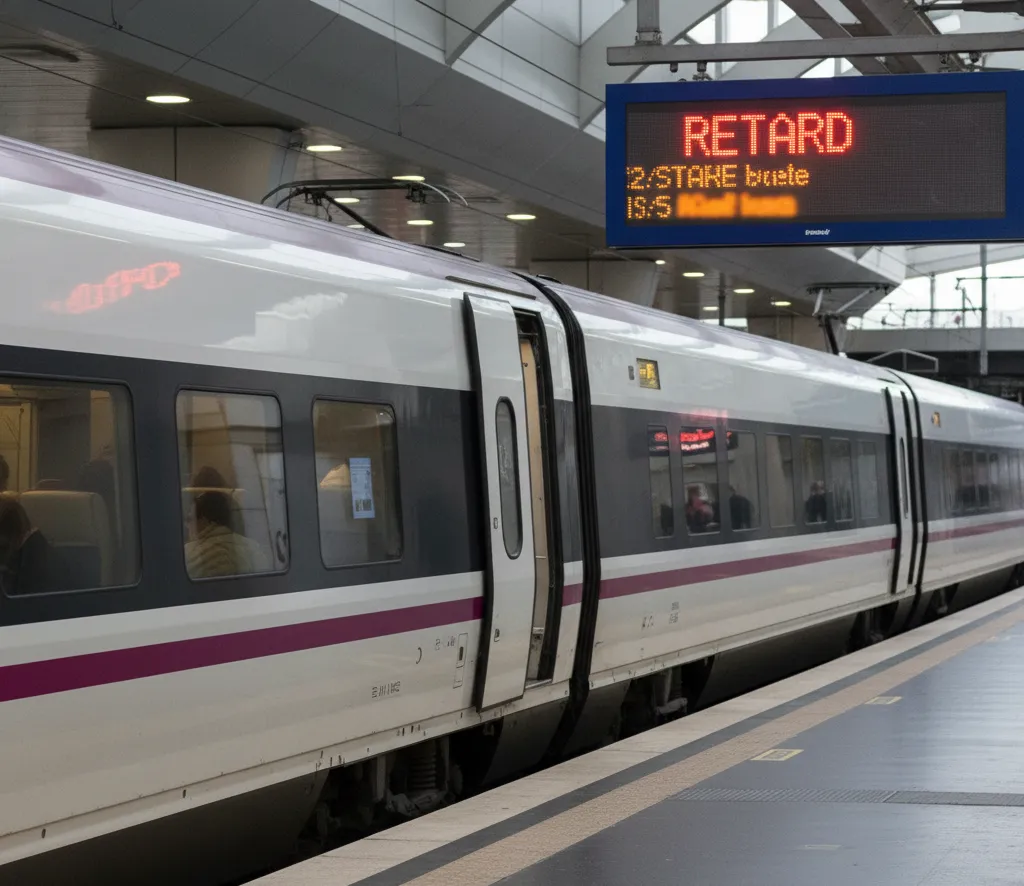 retard annoncé du trafic ferroviaire à Lyon