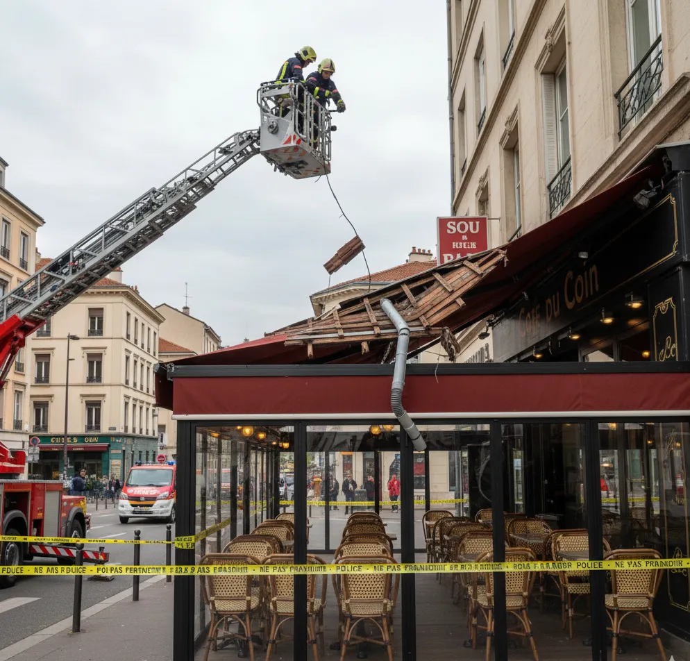 Incident place Dumas-de-Loire