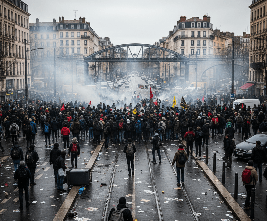 8 000 personnes autour de la place Guichard