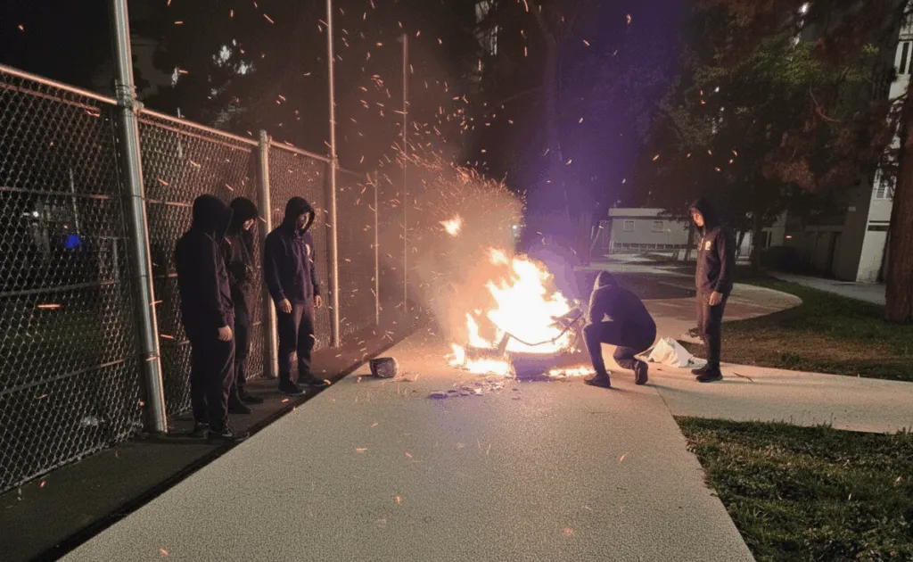 incendie évoquant une vengeance à Venissieux