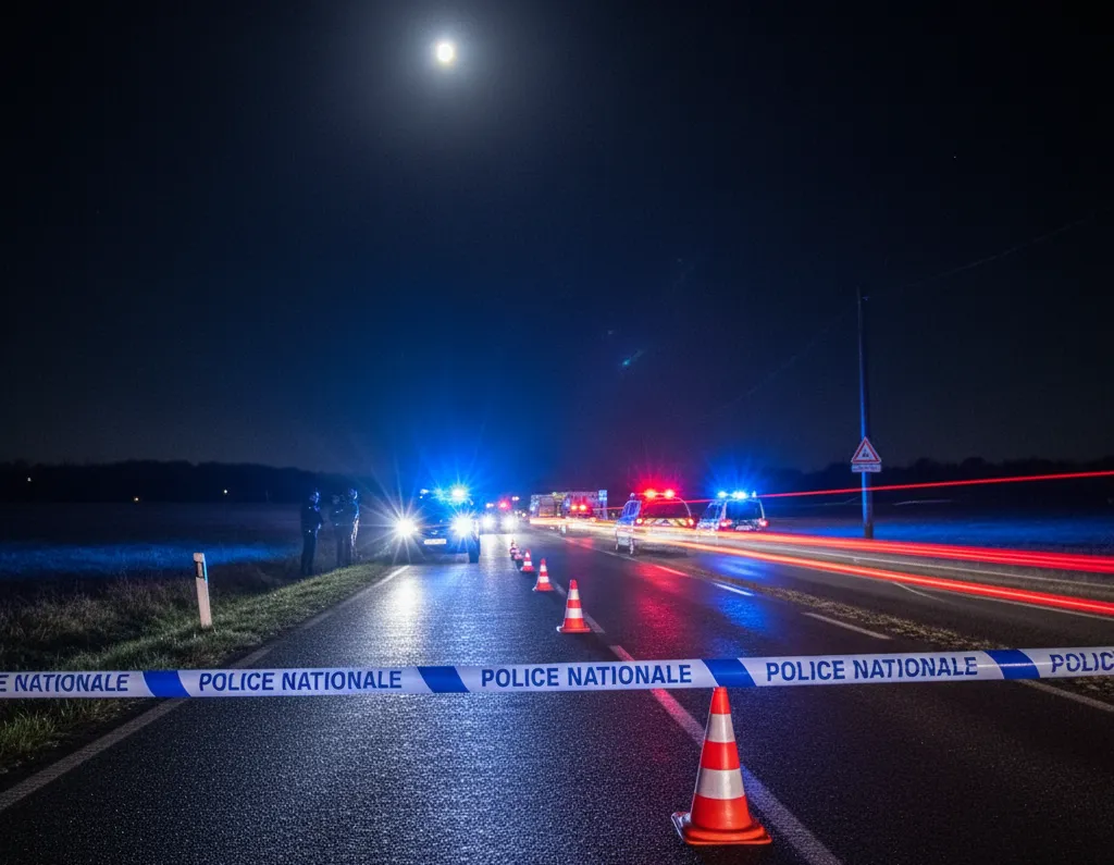 Accident nocturne sur la Lacra entre Beaumont-lès-Valence et l’hôpital de Valence