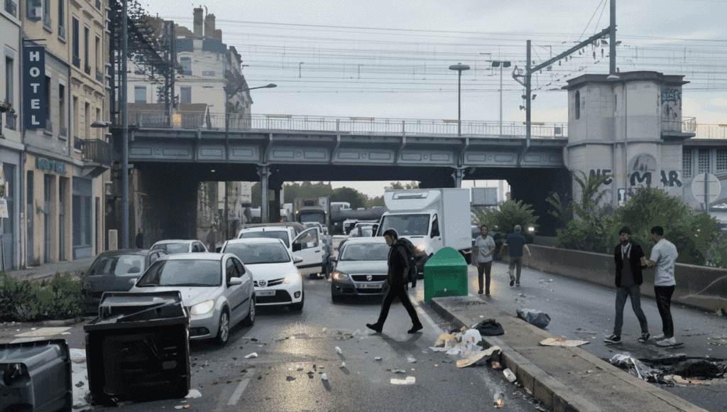 blocages démarrés à 6h30 à Lyon