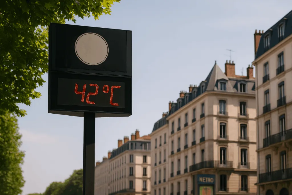 canicule à Lyon