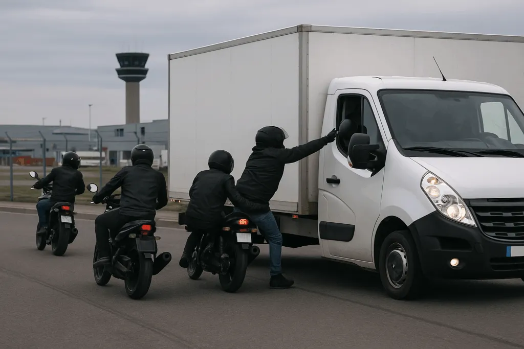 camion attaqué à Colombier-Saugnieu